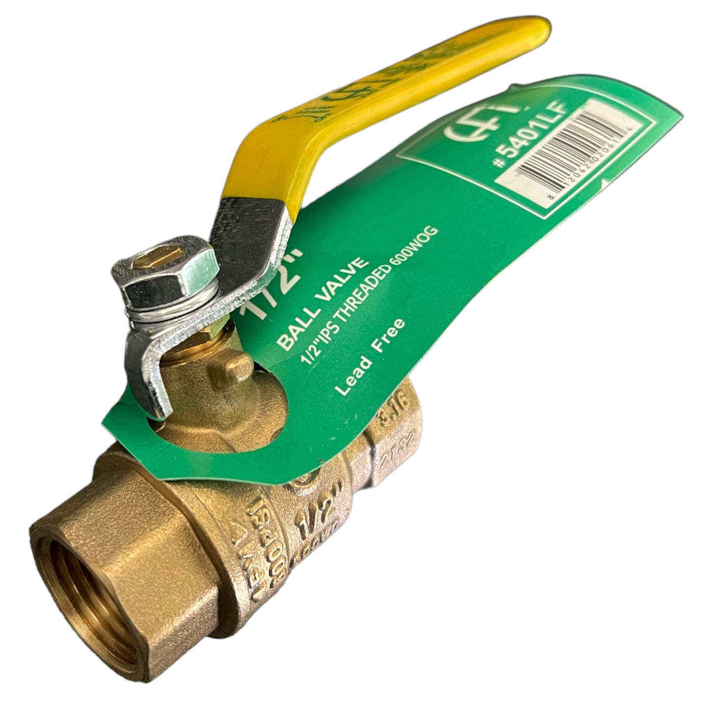 52BV Brass Ball Valves, Lead-Free