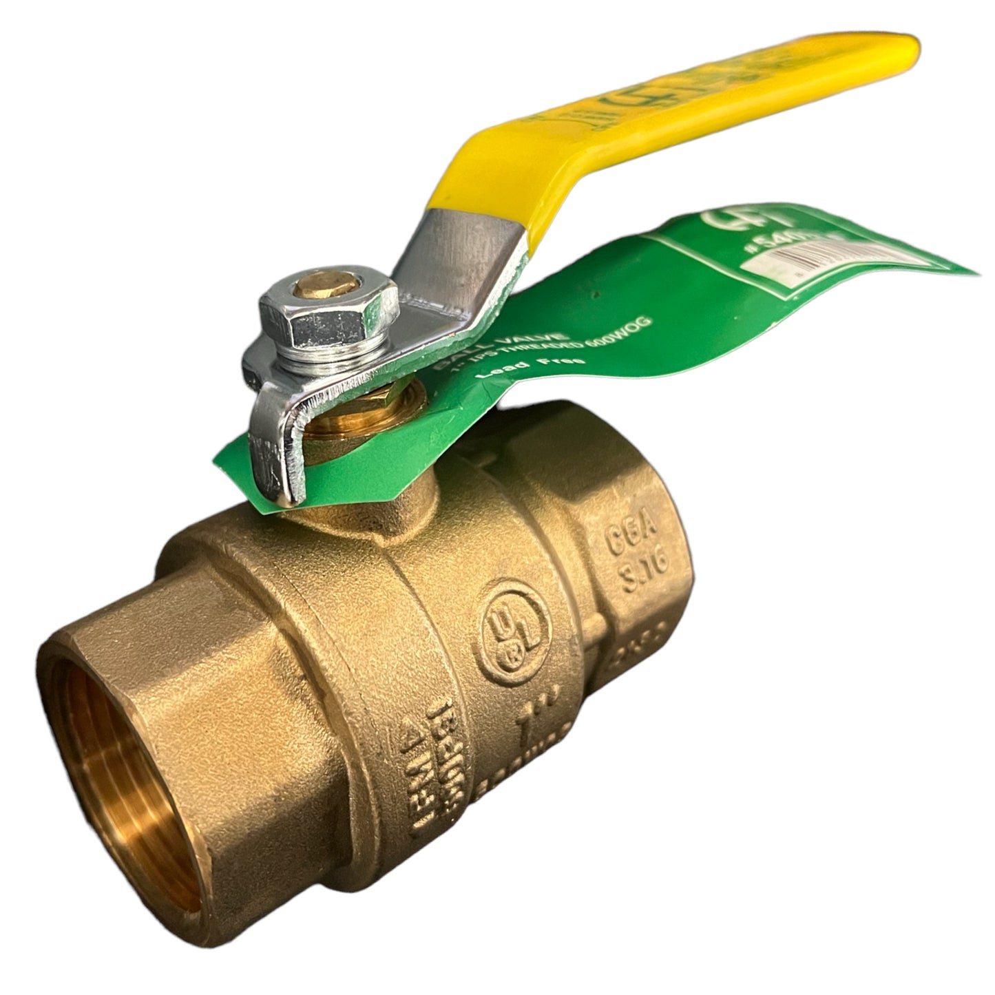 52BV Brass Ball Valves, Lead-Free