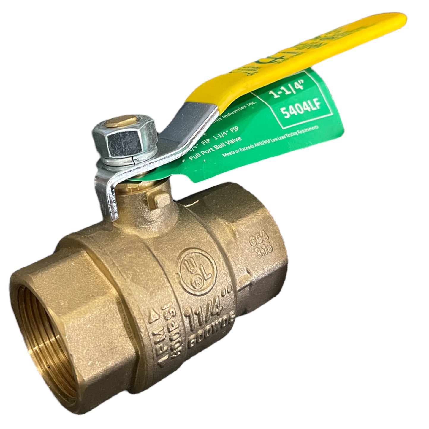 52BV Brass Ball Valves, Lead-Free