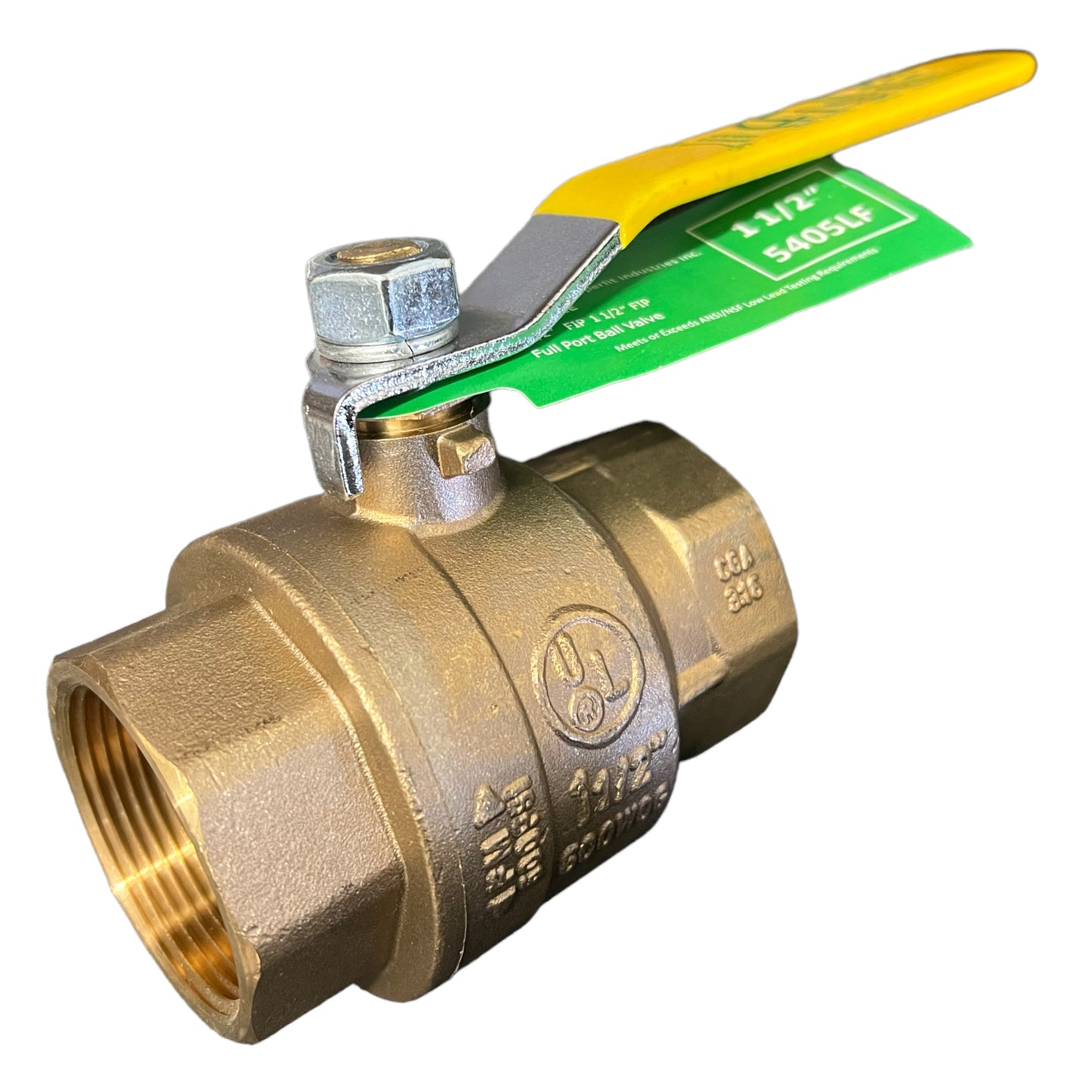 52BV Brass Ball Valves, Lead-Free