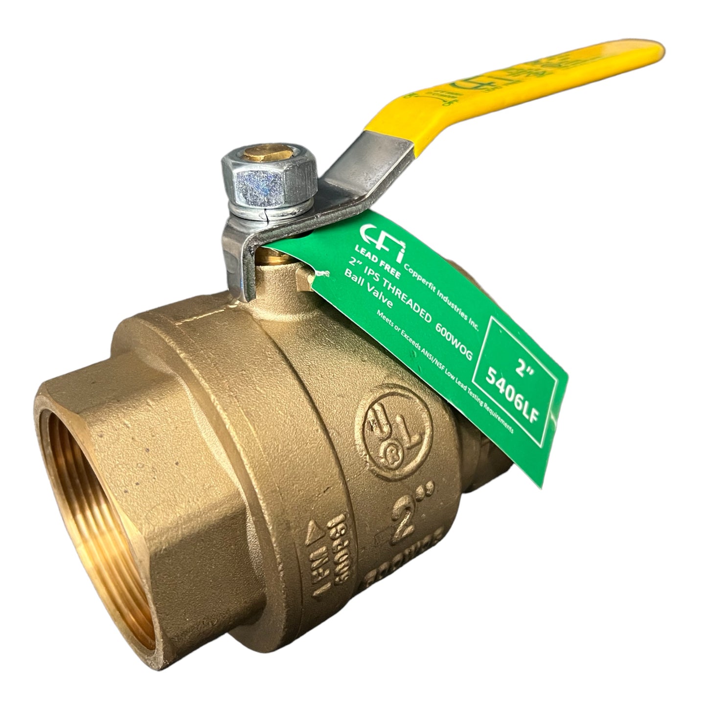 52BV Brass Ball Valves, Lead-Free