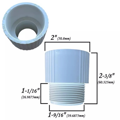 PVC Male Adapter Sch40 MPTxFPS